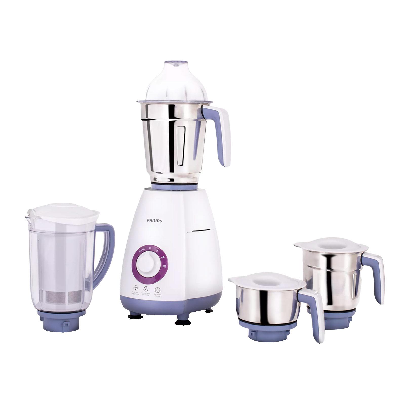 Philips Viva Collection HL7701/00 Mixer Grinder, 750 Watts (4 Jars